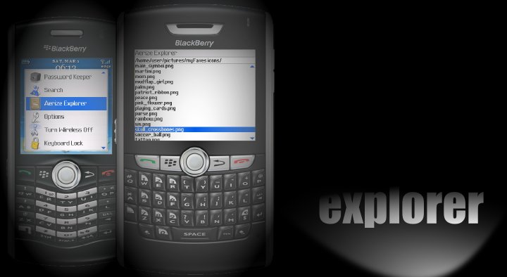  Aerize Explorer - File zip and unzip utility for BlackBerry 